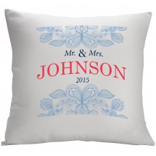 Monogramonline Inc. Personalized Couple Decorative Cushion Cover MOOL1050